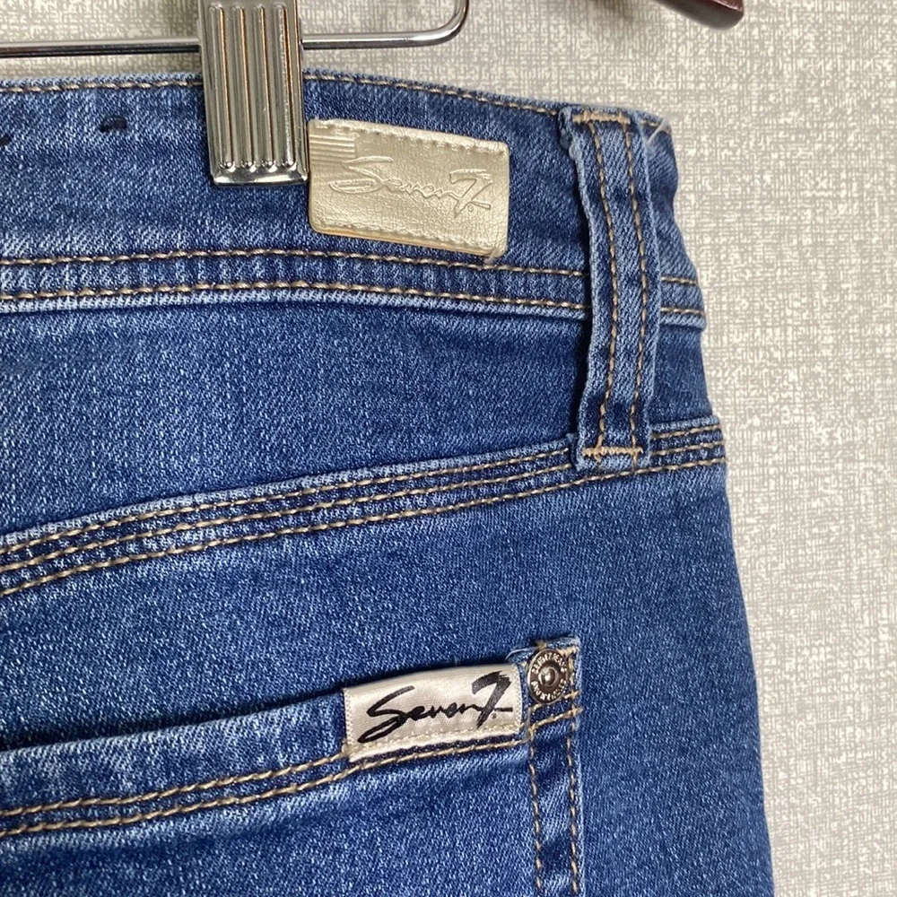 Seven 7 Rolled Hem Distressed 8